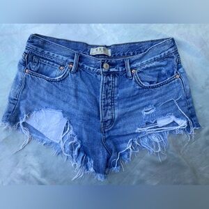 We The Free Denim Jean Shorts Size 28